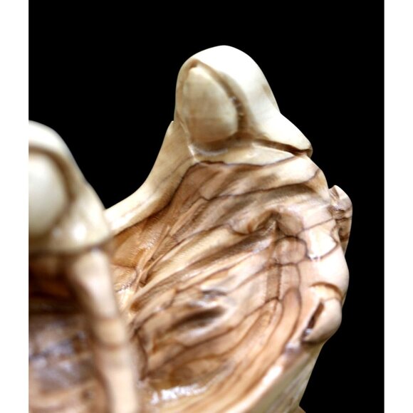 Vintage Collectable  Hand Carved (Olive Wood?) Figurine of Jesus and his Discipl - Picture 11 of 13